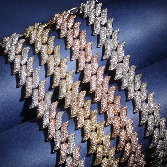 Factory Direct Sales Hip Hop Style 6MM 8MM 10MM12MM Cuban Chain Necklace Vvs Moissanite Diamond Cuban Chain Bracelet for Men